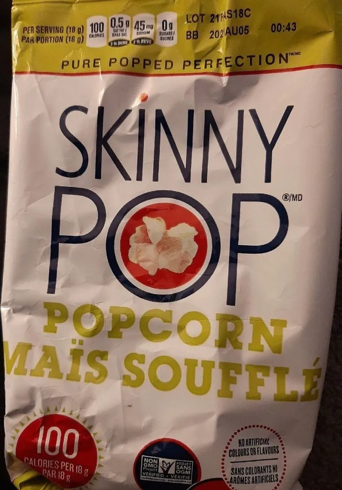 Skinny popcorn