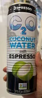 coconut water with espresso