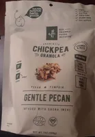 Gentle pecan probiotic chickpea granola, gentle pecan