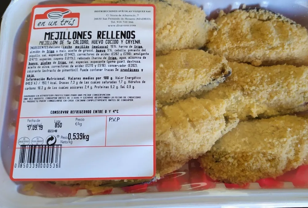 Mejillones Rellenos