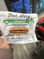 Organic Grass-fed Uncured Beef Hot Dogs