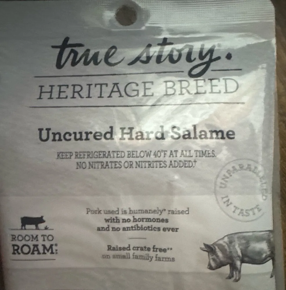 Uncured Hard Salame