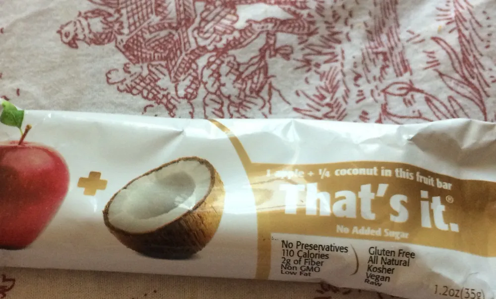 Apple + Coconut Fruit Bar