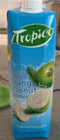 100% natural young coconut water