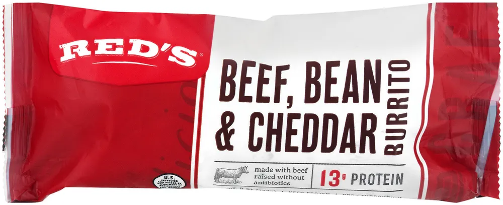 CHEESY BEEF & BEAN BURRITO