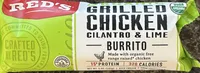 Organic Grilled Chicken Cilantro & Lime Burrito