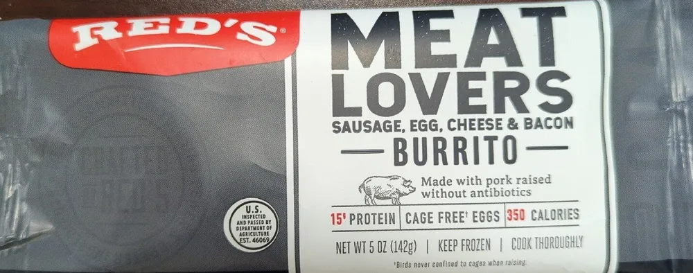 Meat lovers sausage egg