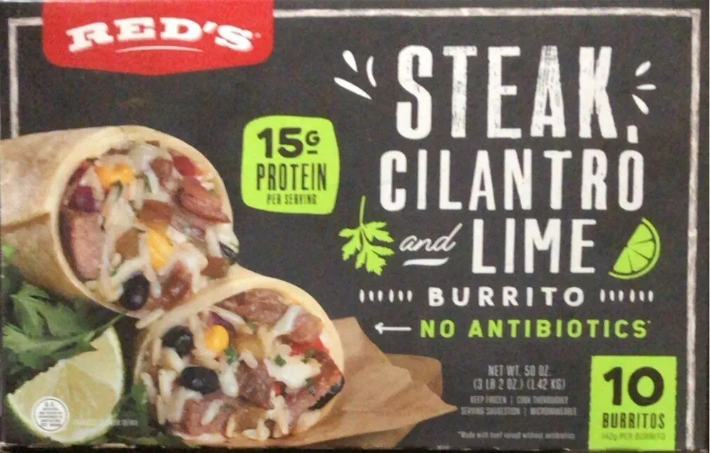 Steak Cilantro and Lime Burrito