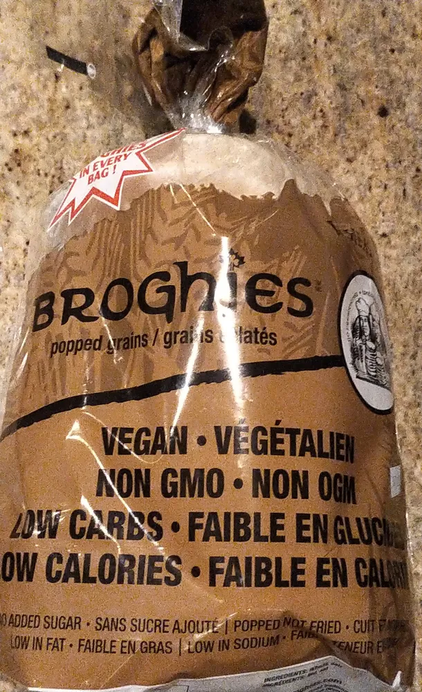 Broghies popped grains
