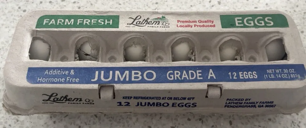 Jumbo Grade A Eggs