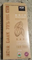 Chocolat noir biologique équitable