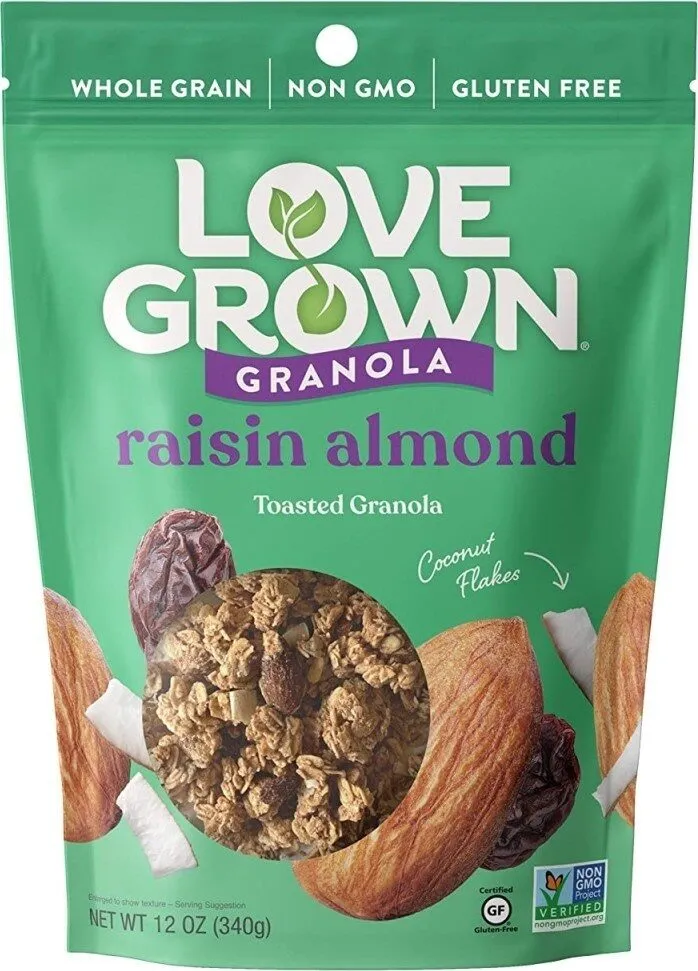 Raisin almond crunch oat clusters