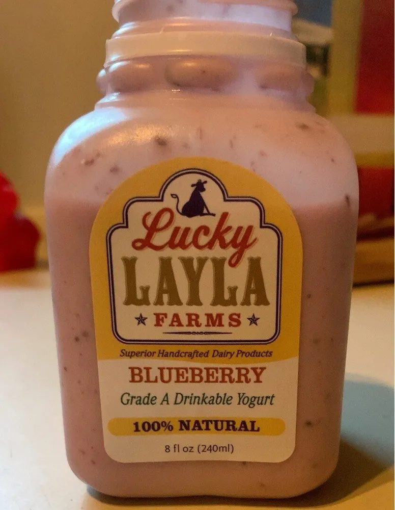 Blueberry Drinkable Yogurt