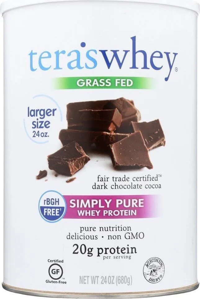Simply pure whey protein dark chocolate
