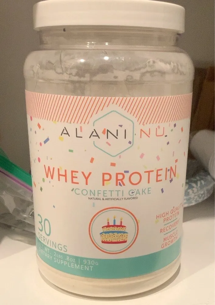 Whey Protien Confetti Cake