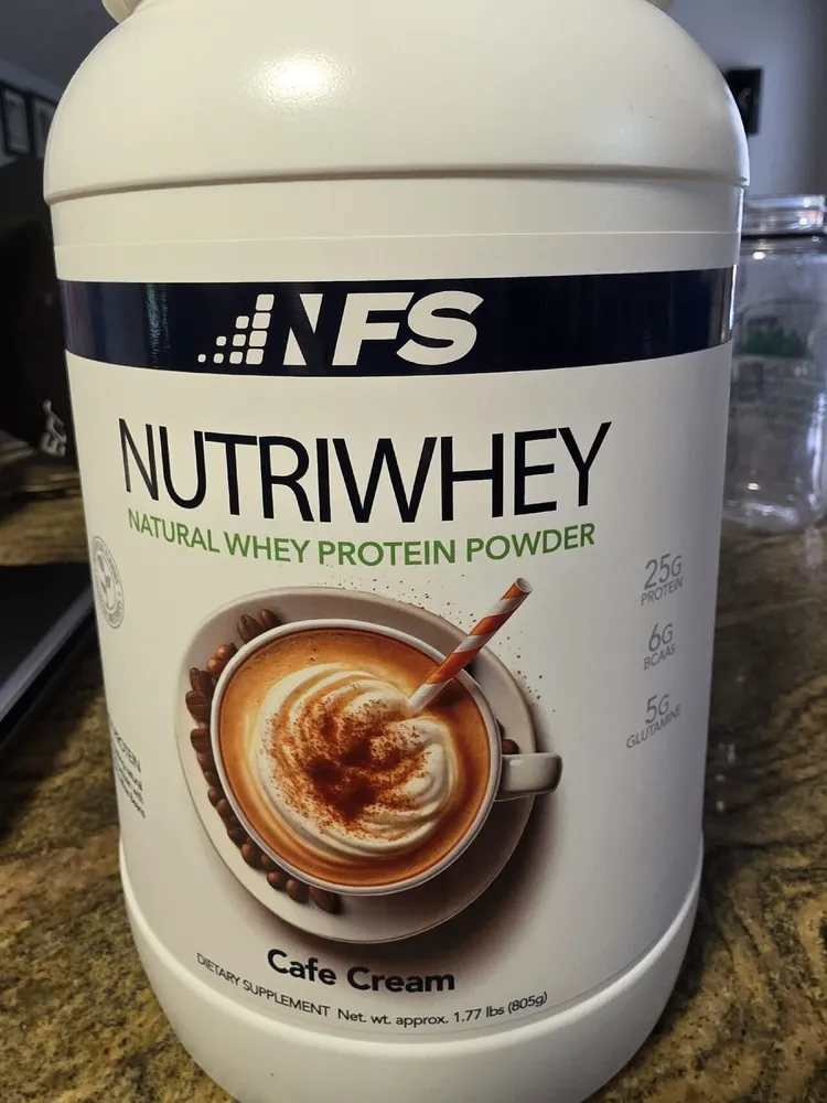 Nutriwhey Natural Whey Protein Powder Cafe Cream
