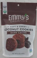 Soft & Chewy Coconut Cookies Dark Cacao
