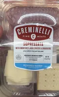 Sopressata with Monterey Jack Cheese & Crackers