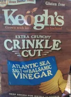 Crinkle Cut Atlantic Sea Salt and Balsamic Vinegar Chips