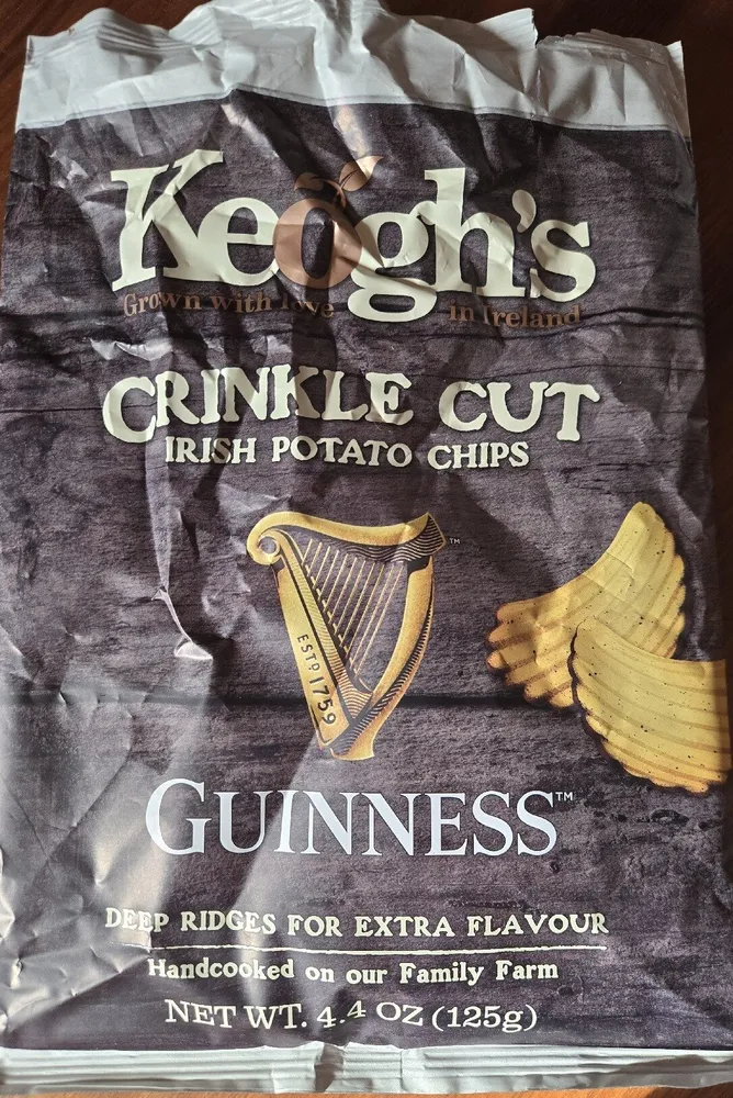 Guinness Crinkle Cut Potato Chips