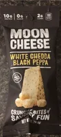 Moon Cheese White Chedda Black Peppa Crunchy Cheese Bites