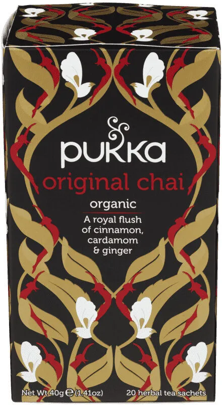 Lot De 6 Pukka Thé Chai Original Bio - Boite De