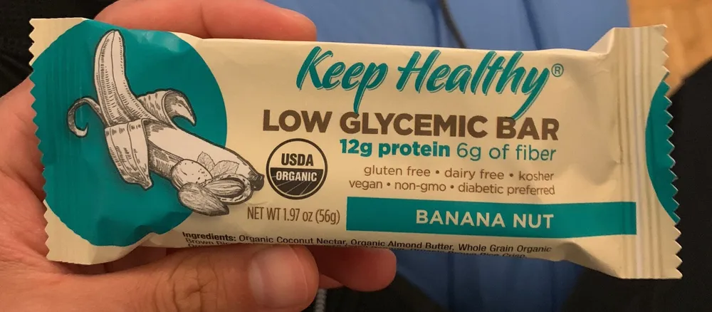 Low glycemic bar