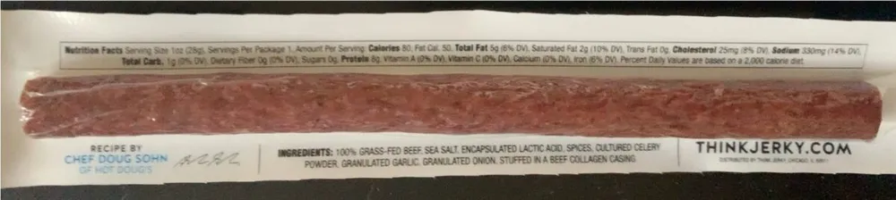 Grass-Fed Beef Stick Original