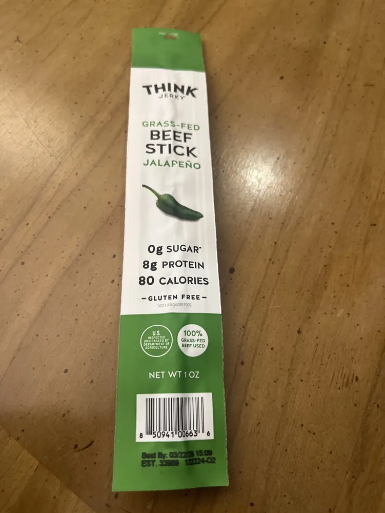 Grass-Fed Beef Stick Jalapeño