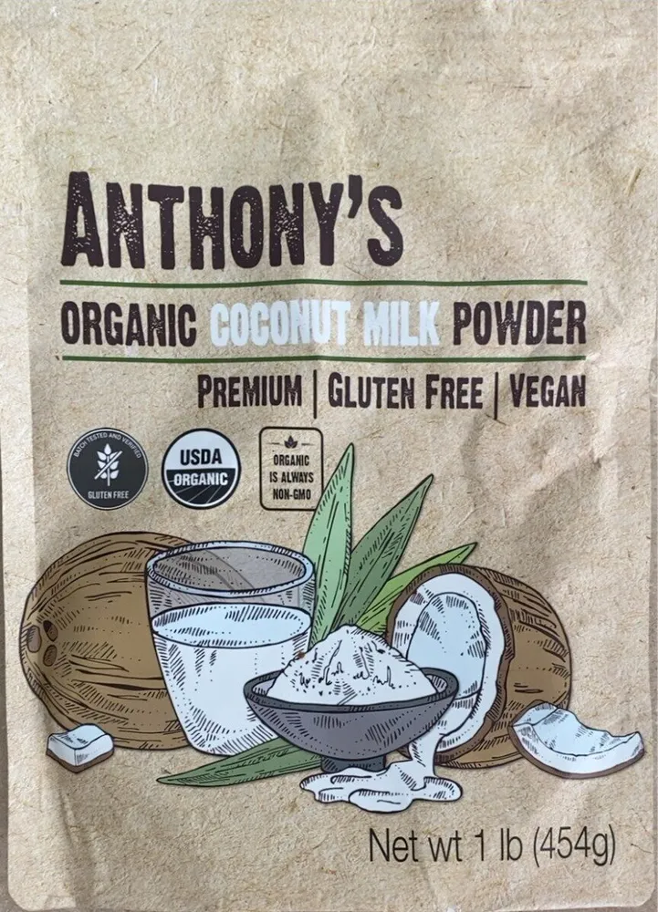 Organic coconut milk powder