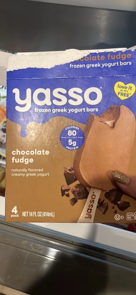 chocolate fudge frozen greek yogurt bars