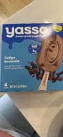fudge brownie frozen greek yogurt bars