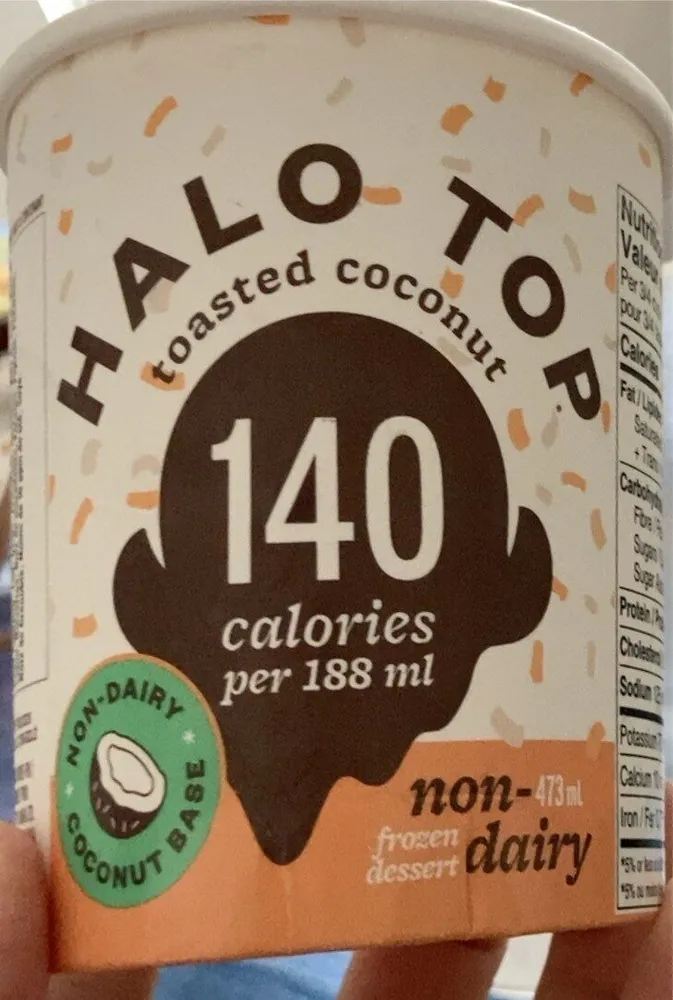Toasted Coconut frozen dessert