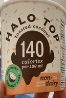 Toasted Coconut frozen dessert