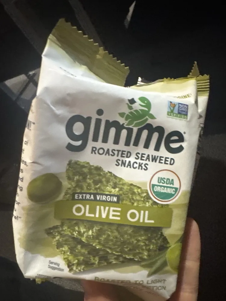 Organic Premium Roasted Seaweed - Extra Virgin Olive Oil