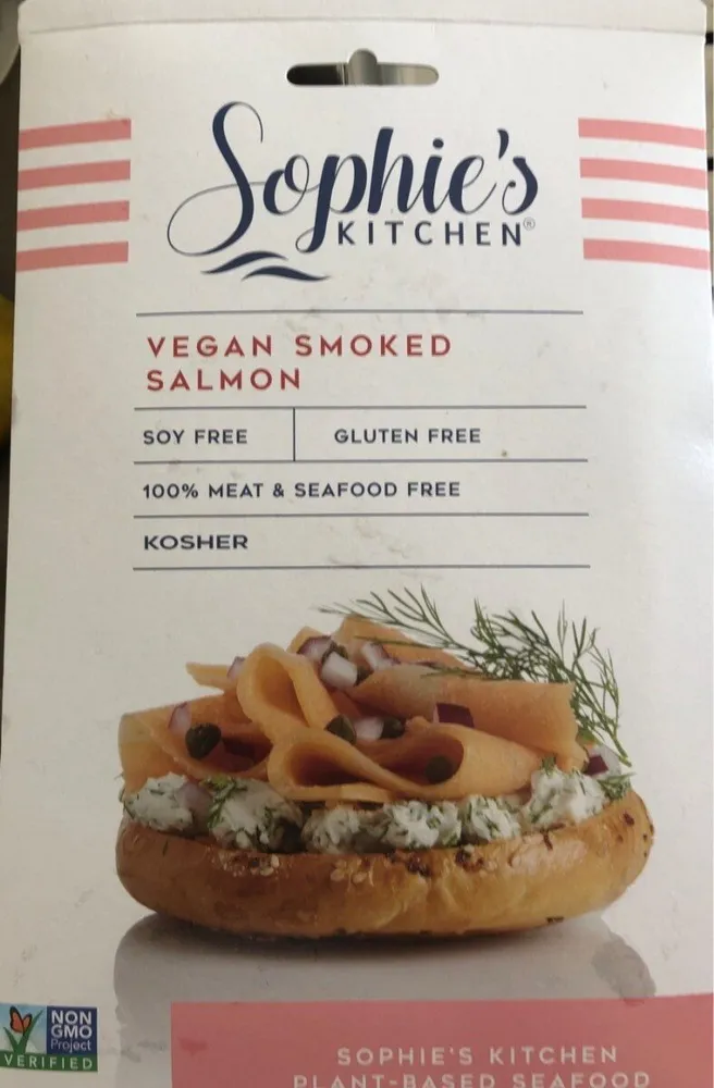 Vegan smoked salmon