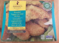 Crevettes vegetaliennes panées à la noix de coco