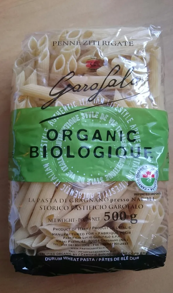 Pâtes blé dur biologique Garofalo