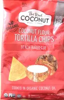 Beach barbecue coconut flour tortilla chips, beach barbecue