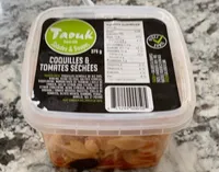 Coquilles et tomates séchées