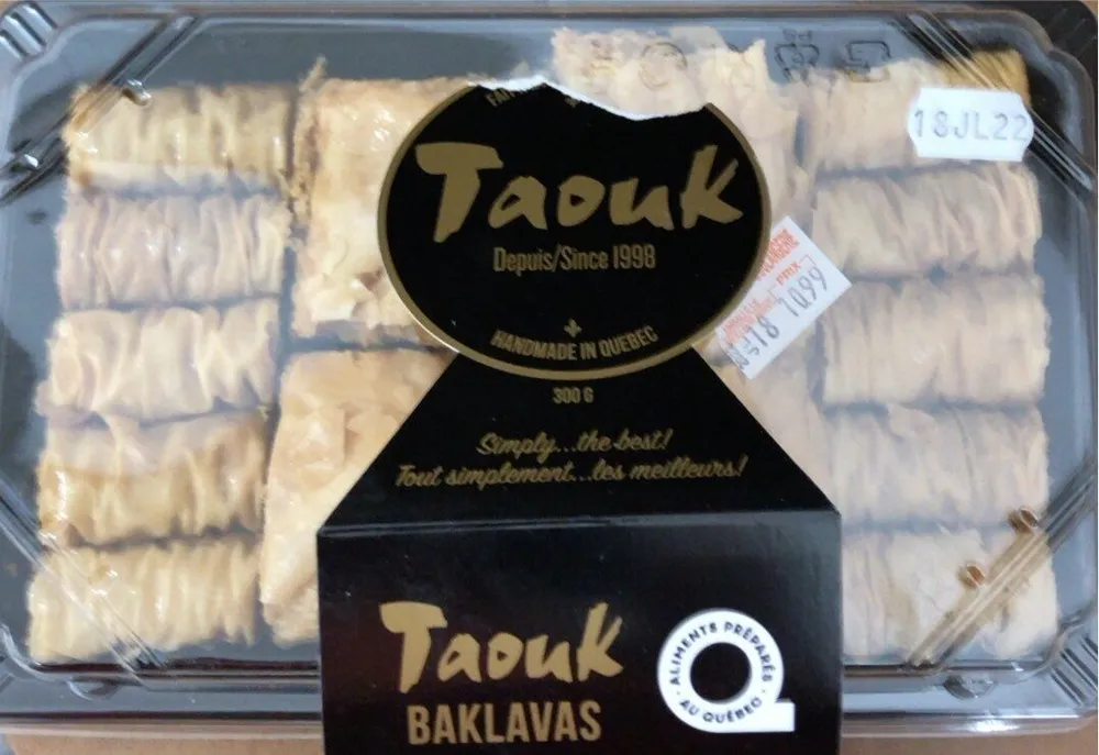 Baklavas érable