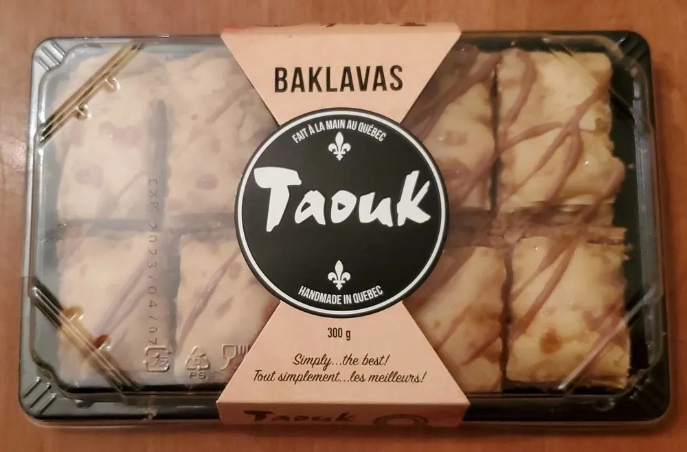 Baklavas au caramel salé