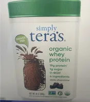 Organic Whey Protein Powder, Dark Chocolate Flavor