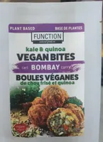 Boules véganes de chou frisé et quinoa Bombay curry