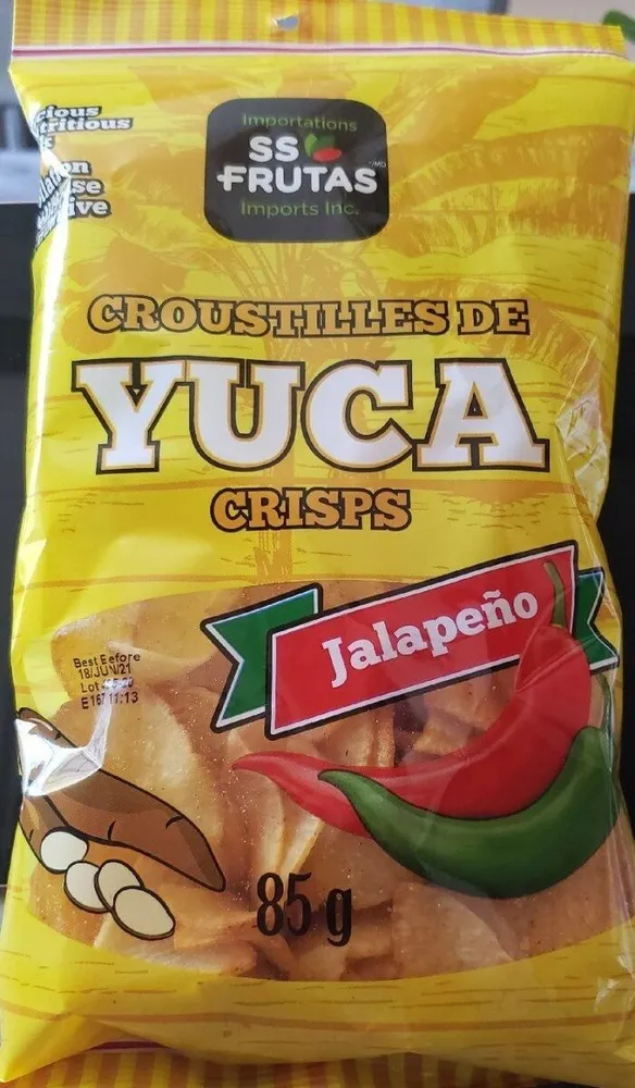 Yuca crisps