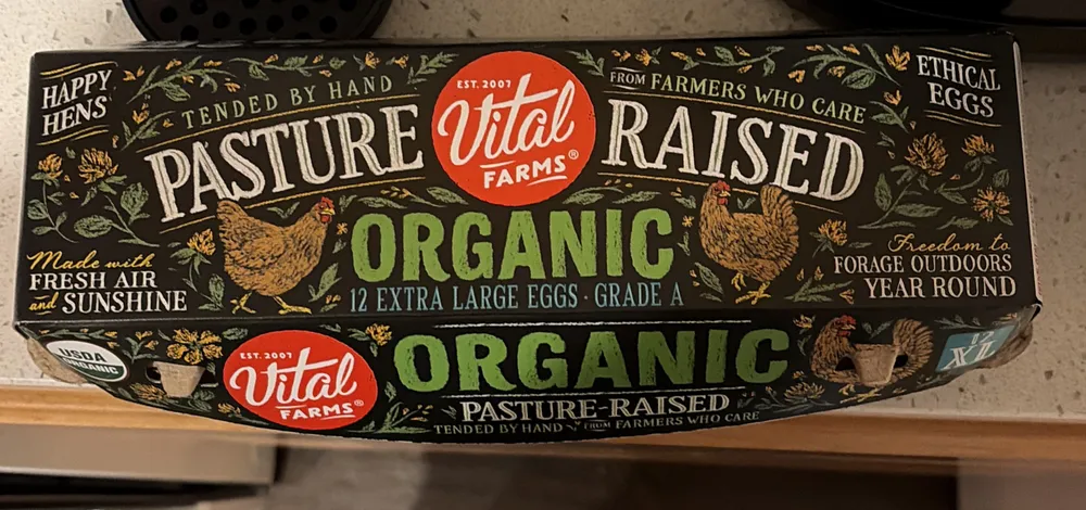 Organic Extra Large Eggs