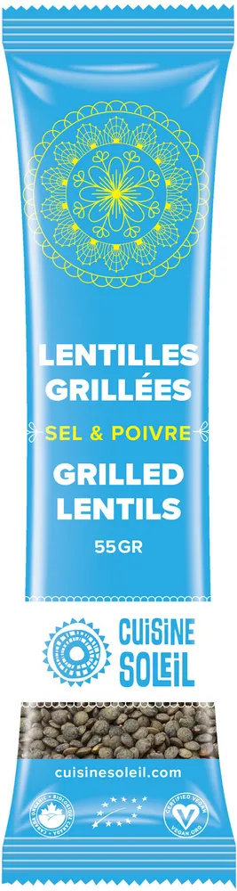 Lentilles grillées BIO PRET A MANGER SEL POIVRE