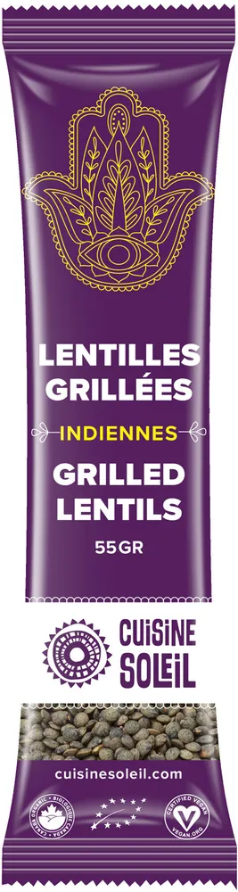 Lentilles grillées BIO PRET A MANGER curry