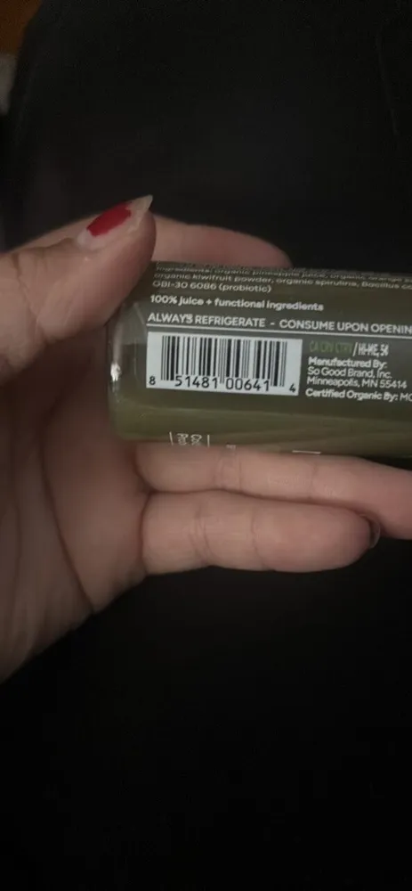 Detox Cold-Pressed Probiotic Juice Shot