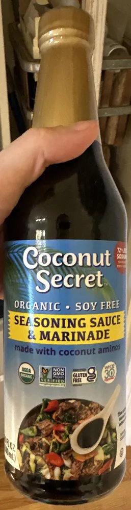 Coconut Secret coconut aminos Soy-Free Soy Sauce Alternative